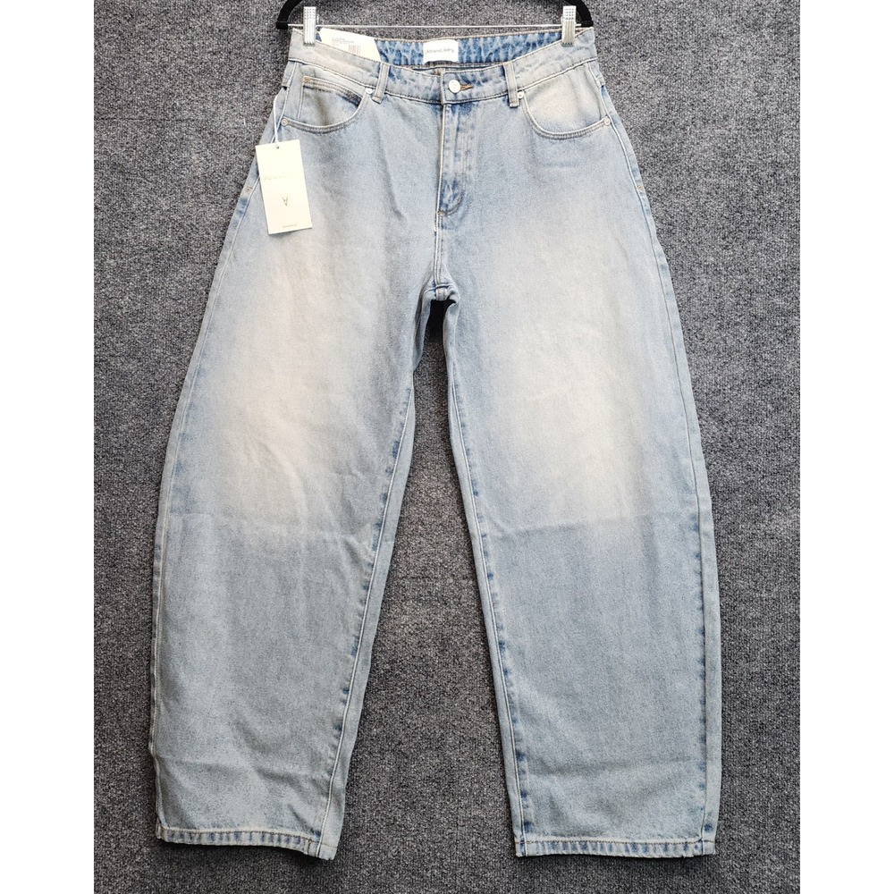 NWT Abrand Jeans 95 Mid Barrel Alexis Relaxed Baggy Wide Leg Denim Jeans 29